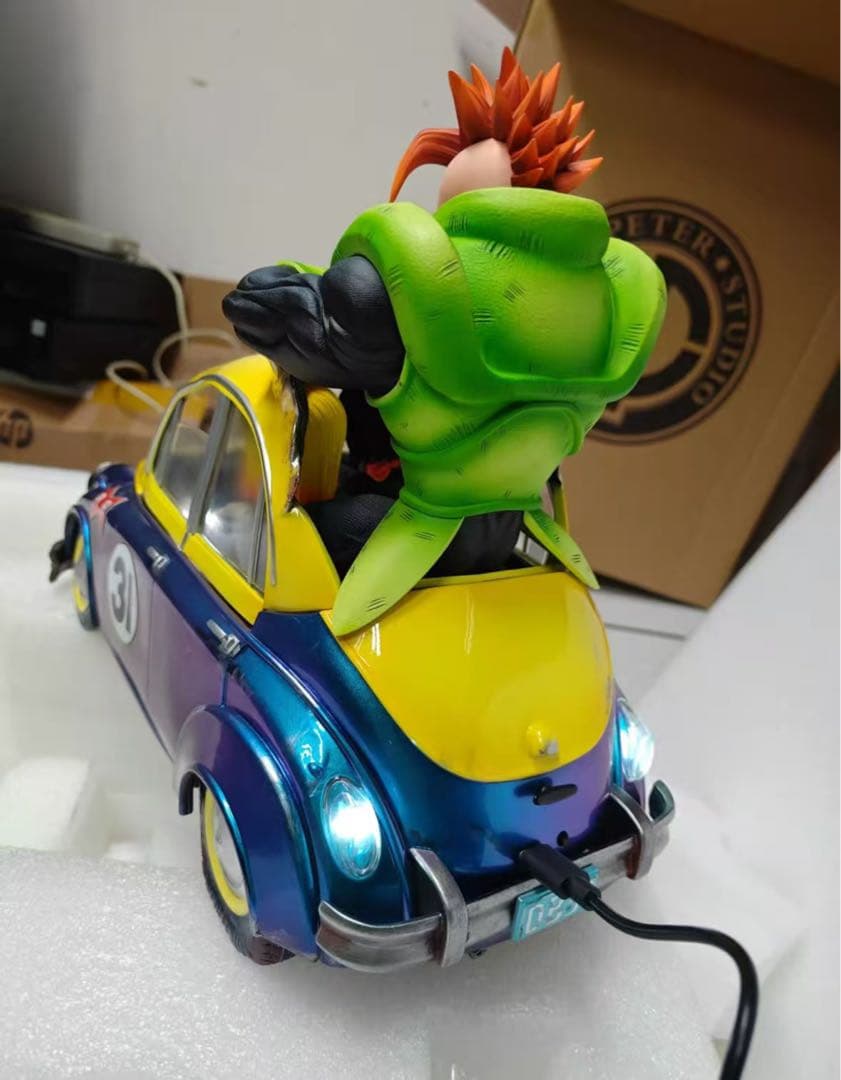 ドラゴンボール 人造人間18号17号 ガレキ ガレージキット スタチュー X③