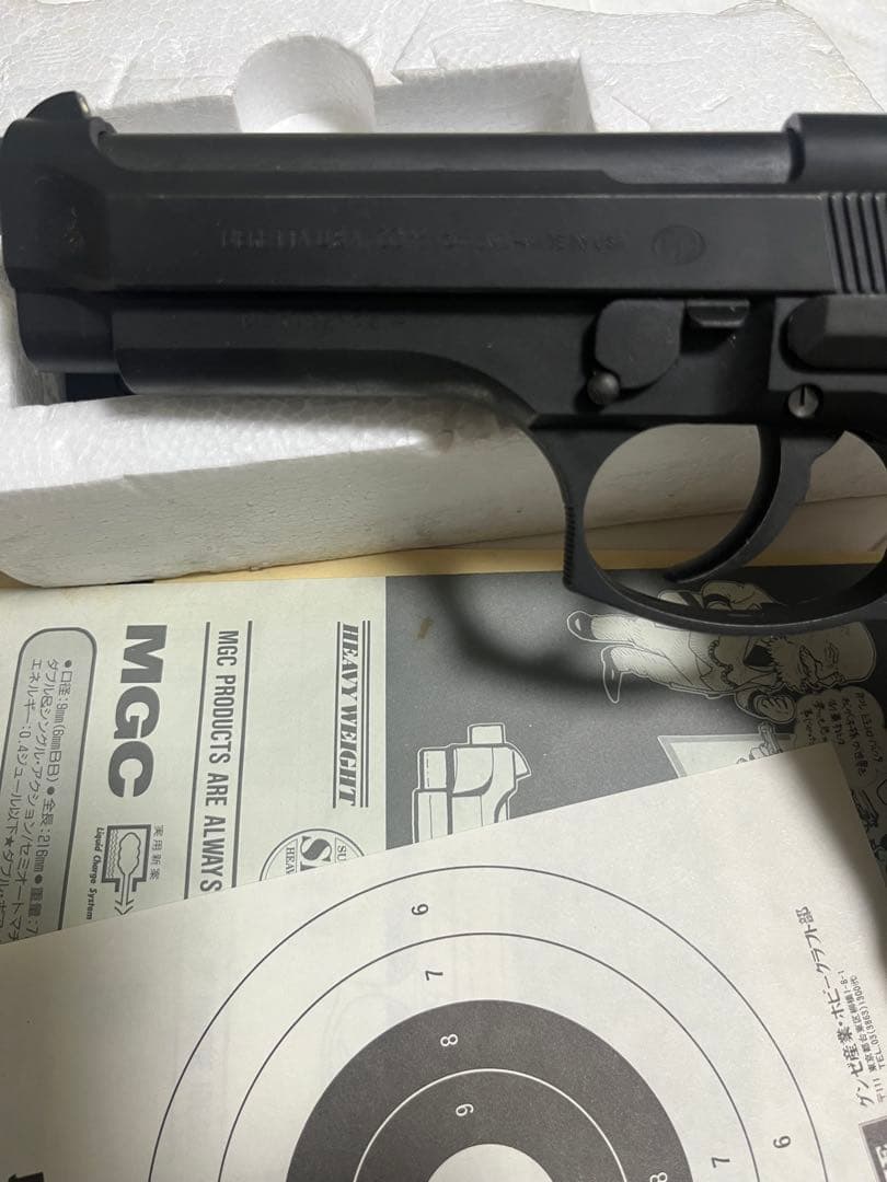 MGC ベレッタ 92F セミオートマチックエアソフトピストル