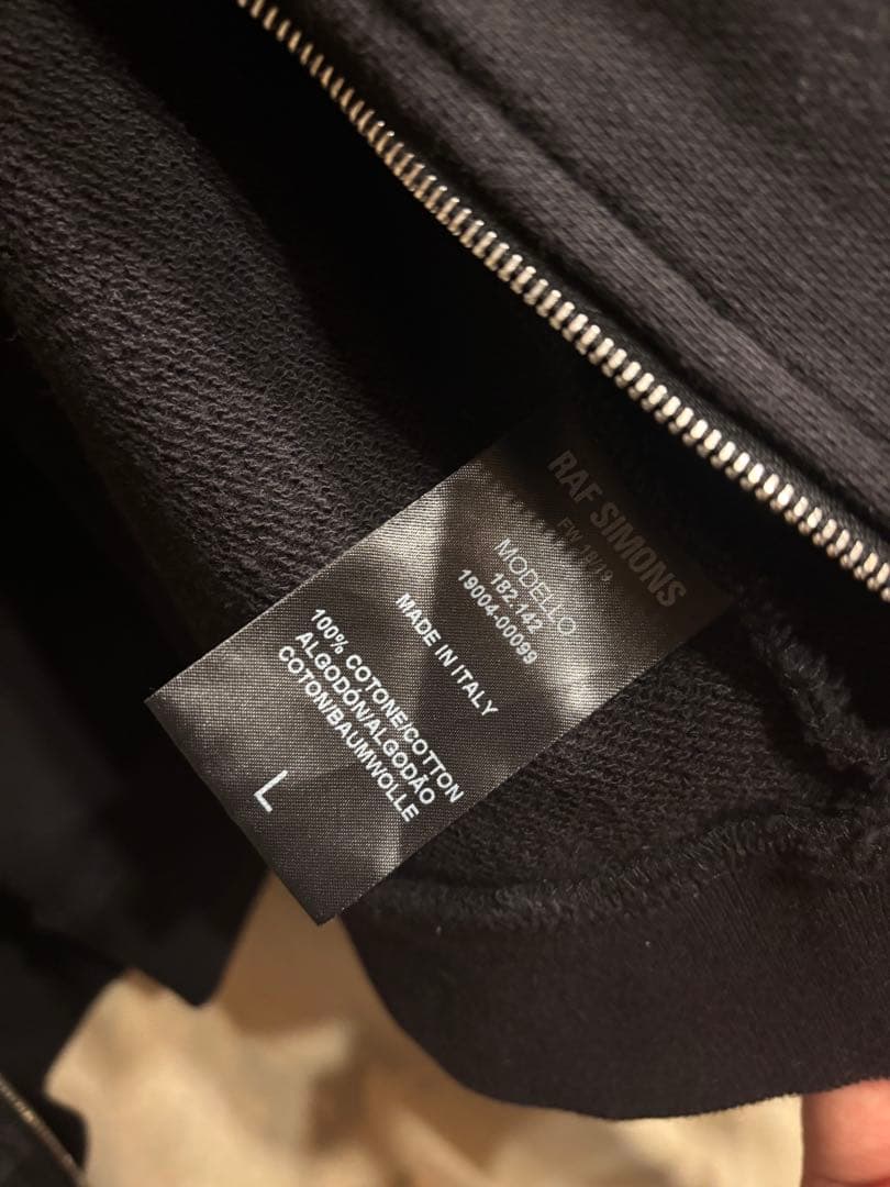 RAF SIMONS Christiane F. ジップパーカー