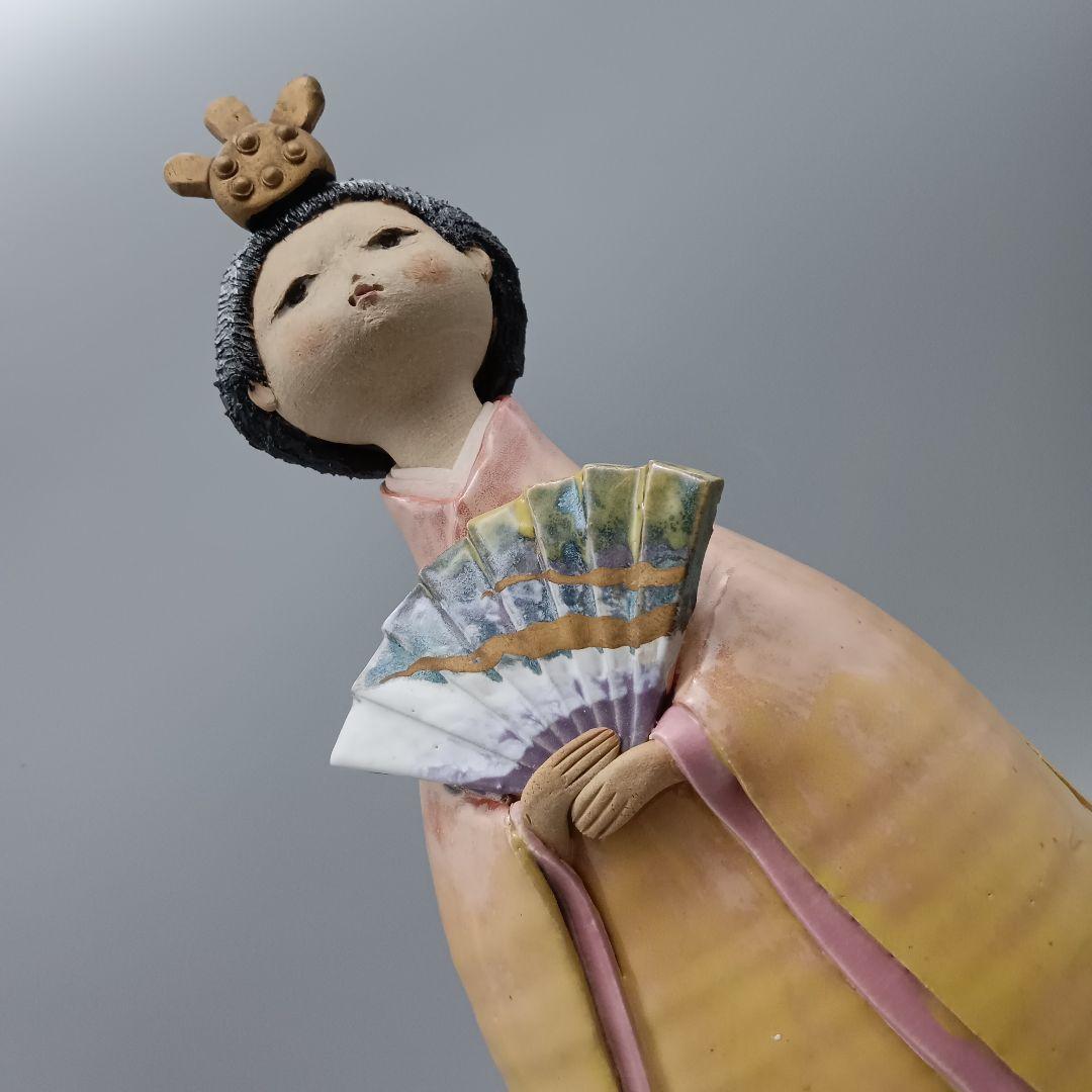 雛人形 ひなまつり お雛様 ポタリーメルヘン 大きめ 作家もの