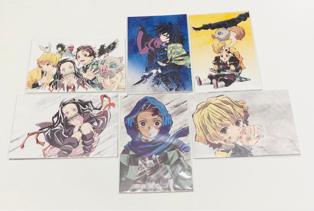 鬼滅の刃 全集中展 幕間画ポストカードセット 壱～陸 コンプリートセット