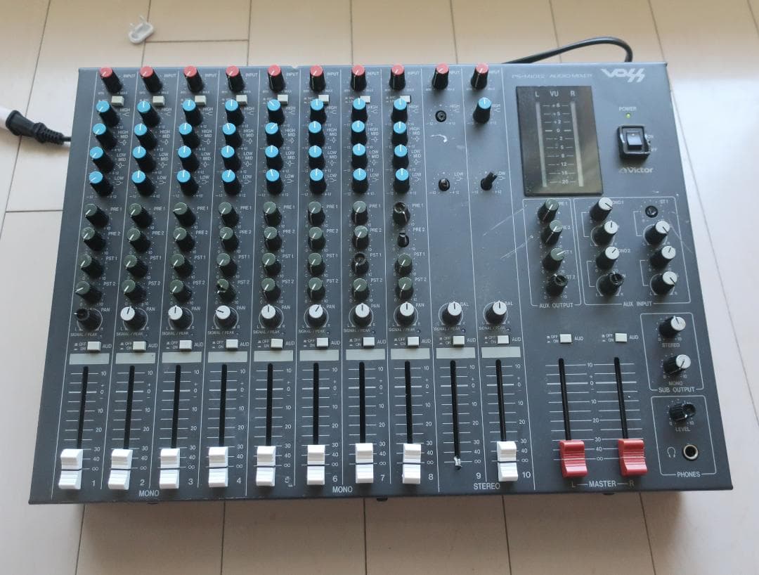 No1 VOSS ビクター アナログミキサー PS-M1012 通電確認 中古品 - メルカリ