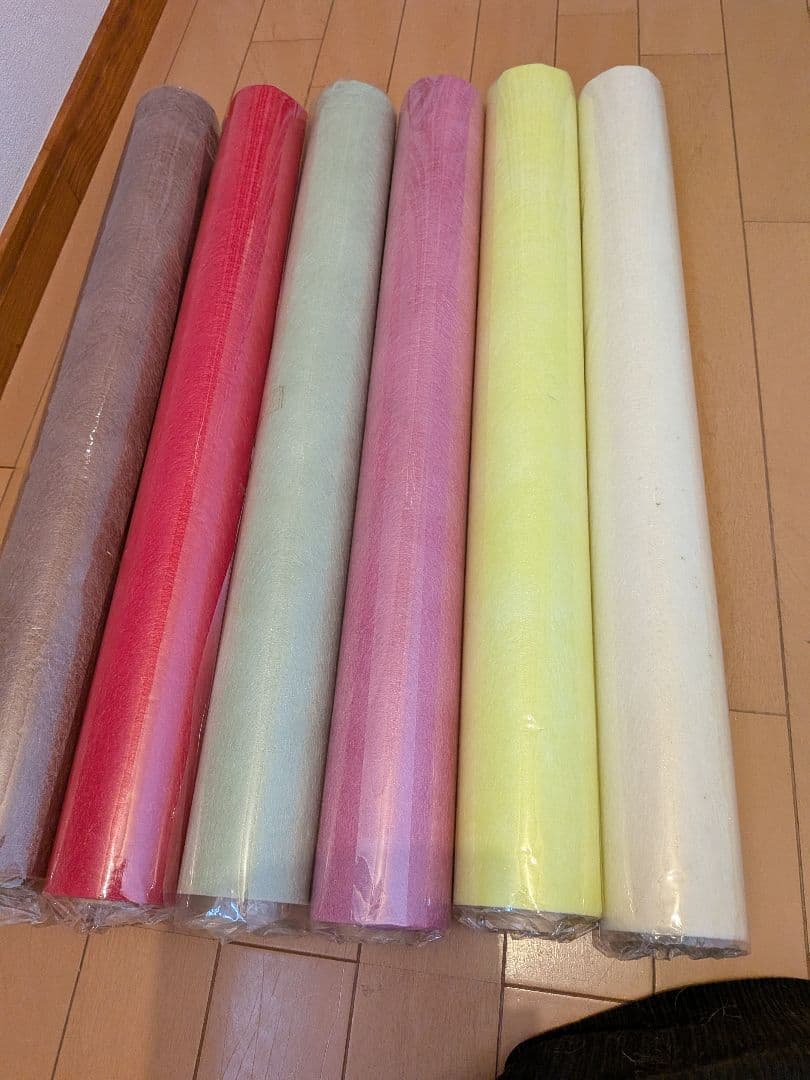 包装紙 フラワーラップ不織布 15ロールセット 多色