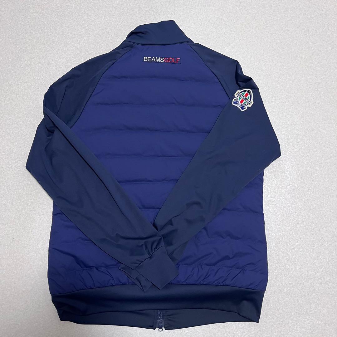 BEAMS GOLF レディースダウンジャケット L ネイビー