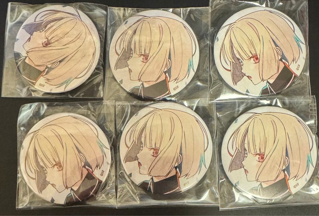 星川翡翠缶バッジ10点