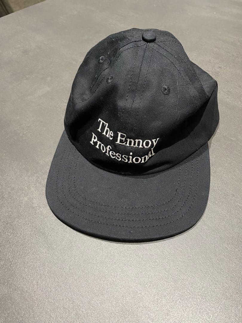 ennoy エンノイ コットンキャップ キャップ 黒 スタイリスト私物 黒