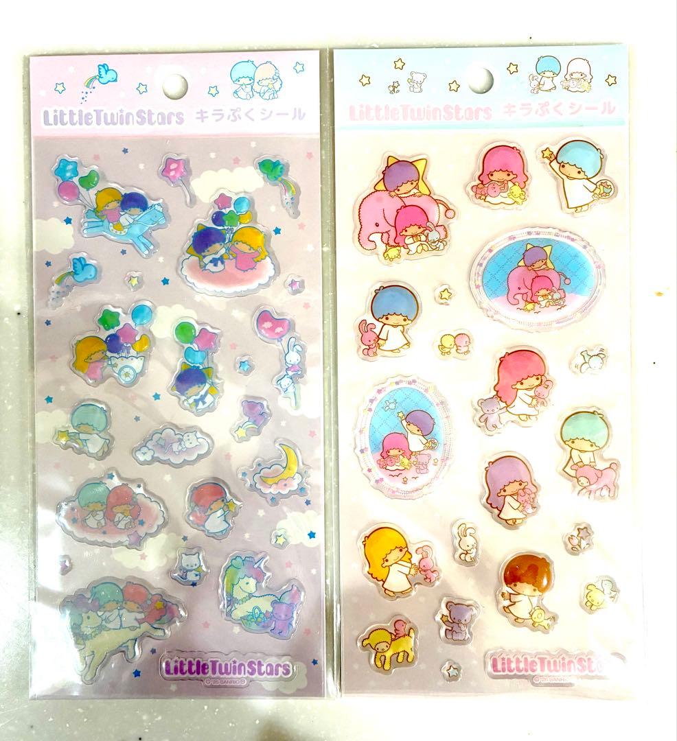 リトルツインスターズ キキララ キラぷくシールセット - メルカリ