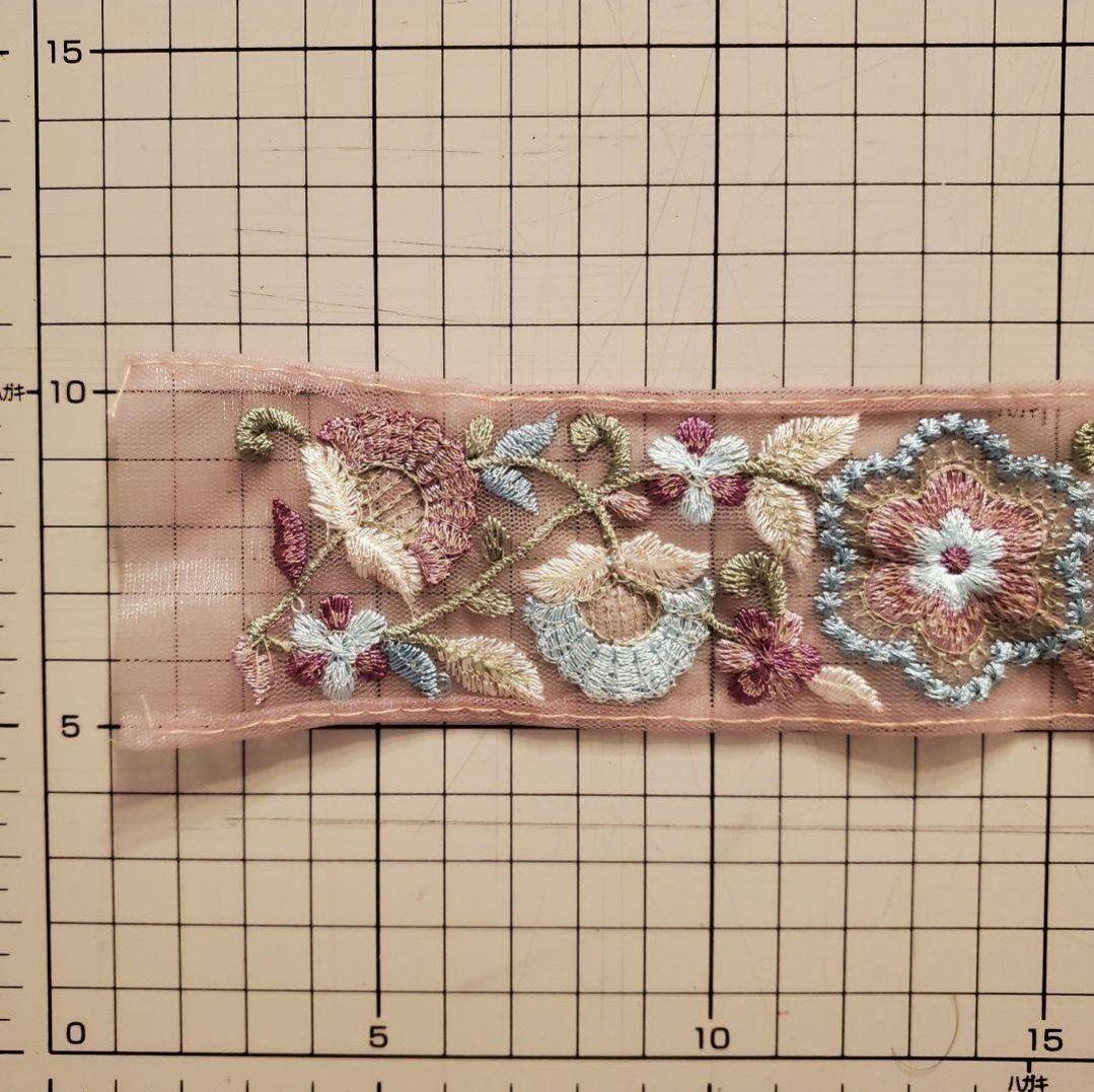 インド刺繍リボン 【No.164】◾50cm - メルカリ