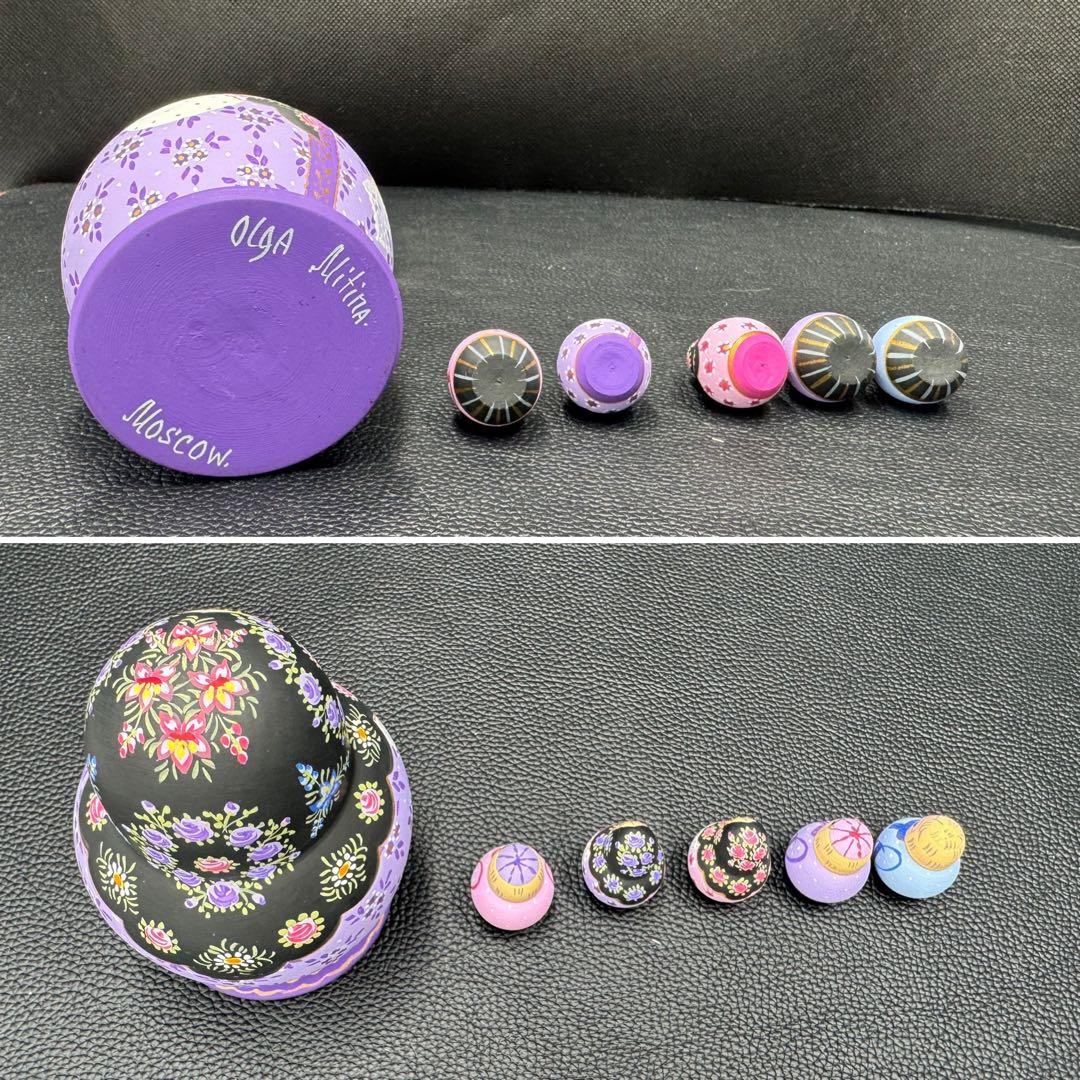 新品 ロシア オリガ ミッチィナ、マトリョーシカ。やや小さなタイプ