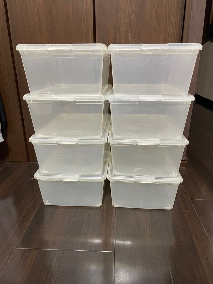 コストコ クリアストレージボックス 2個セット 収納BOX