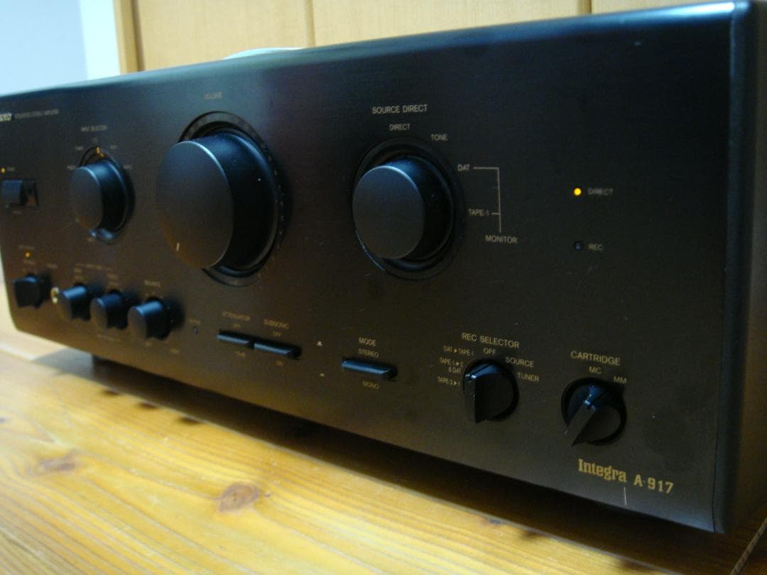 整備済 程度良ONKYO オンキョー プリメインIntegra A-917取説付