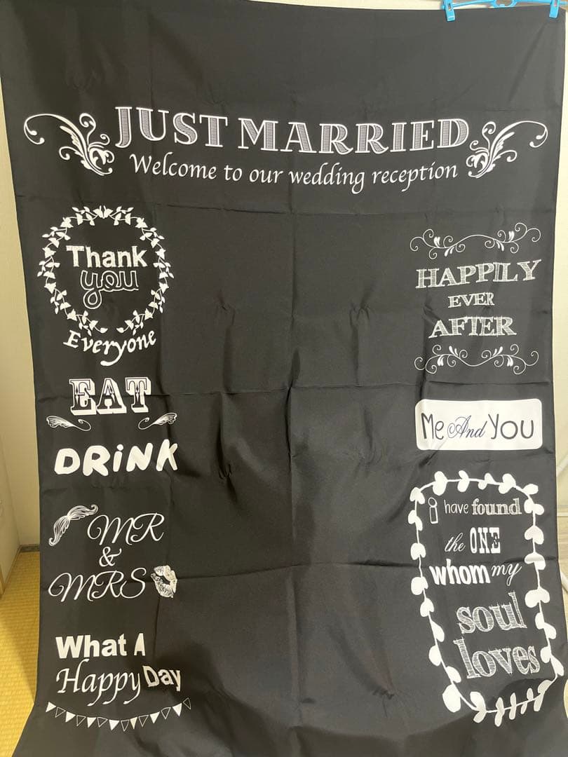 フォトブース　タペストリ　結婚式