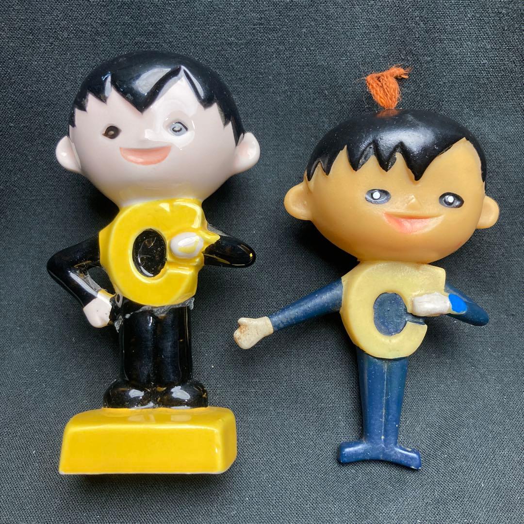 当時物 CITIZENシチズン Cちゃん ソフビ+陶器 人形 企業物 - メルカリ