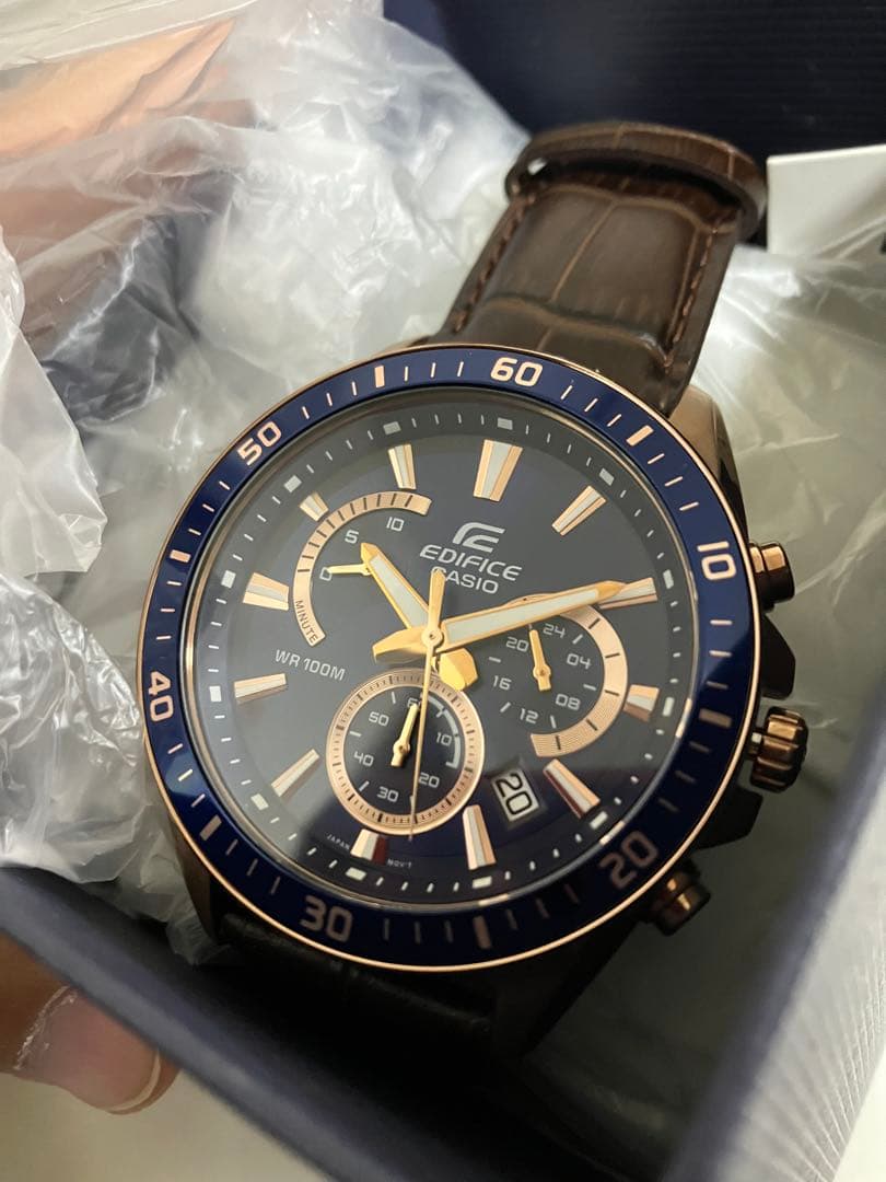 カシオ　CASIO エディフィス　クロノグラフ　　EFR-552GL-2AV