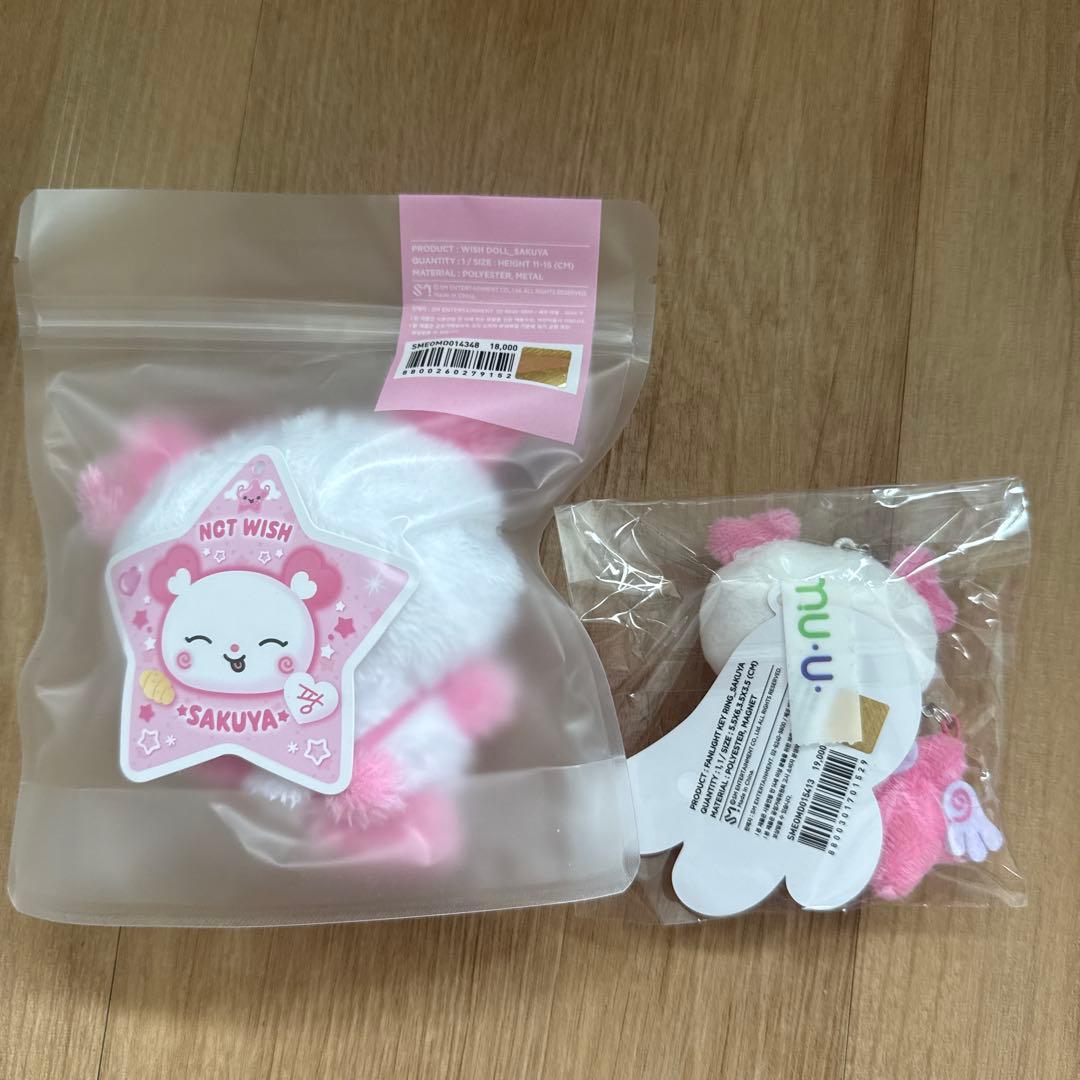 NCT WISH ウィッシュドール サクヤ パン ソウル ログイン ミニドール