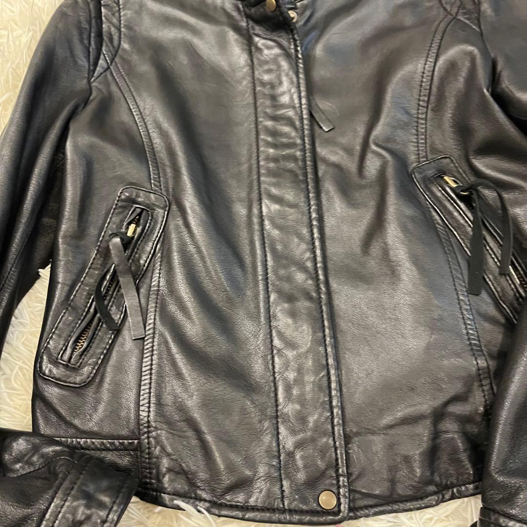 archive grunge leather jacket y2k black 00s archive leather riders