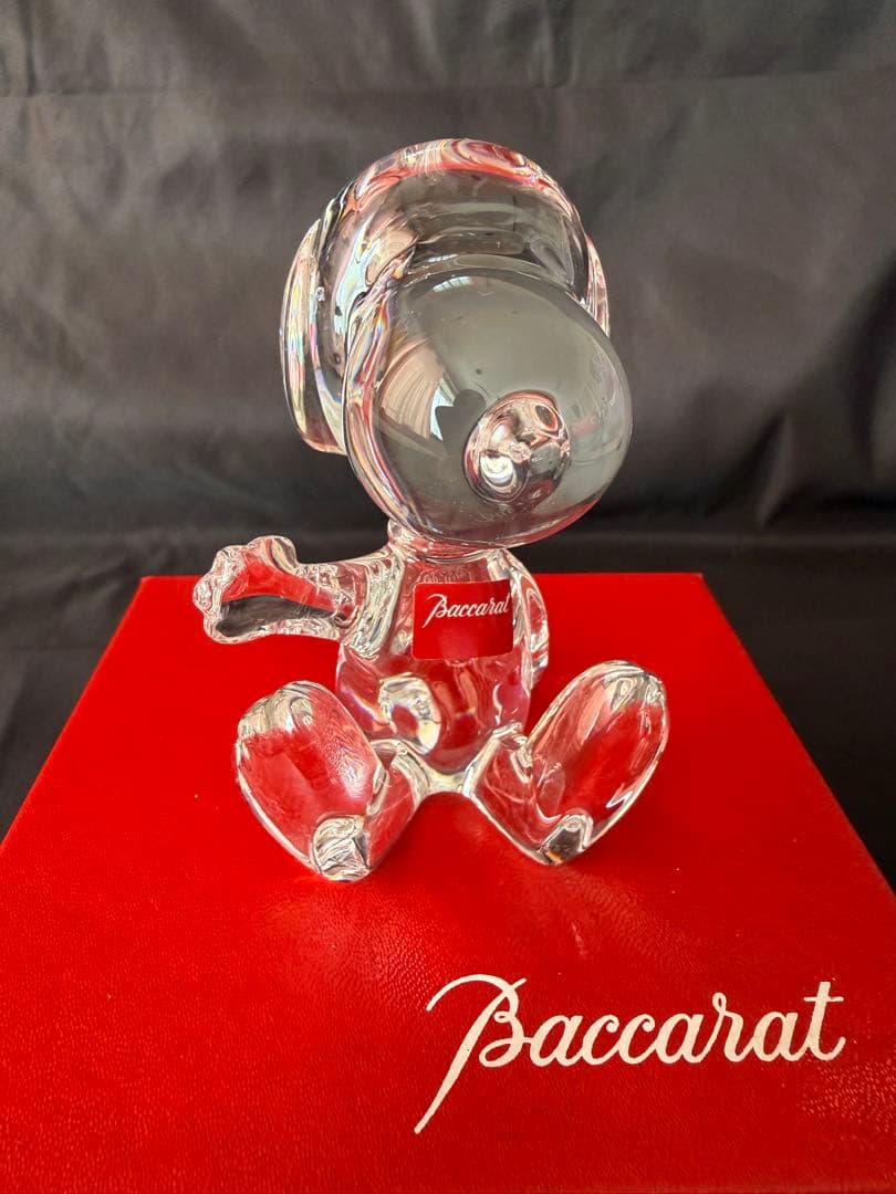 Baccarat スヌーピー クリスタルフィギュア - メルカリ