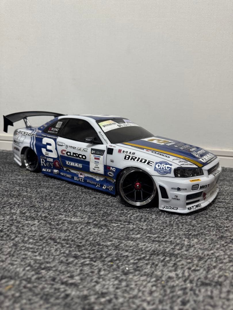 野村圭市ライツ仕様スカイラインR34GTR 1/10