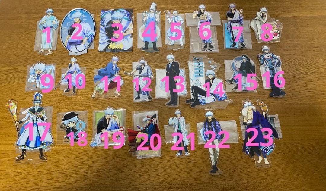 銀魂　坂田銀時　アクリルスタンド　まとめ売り