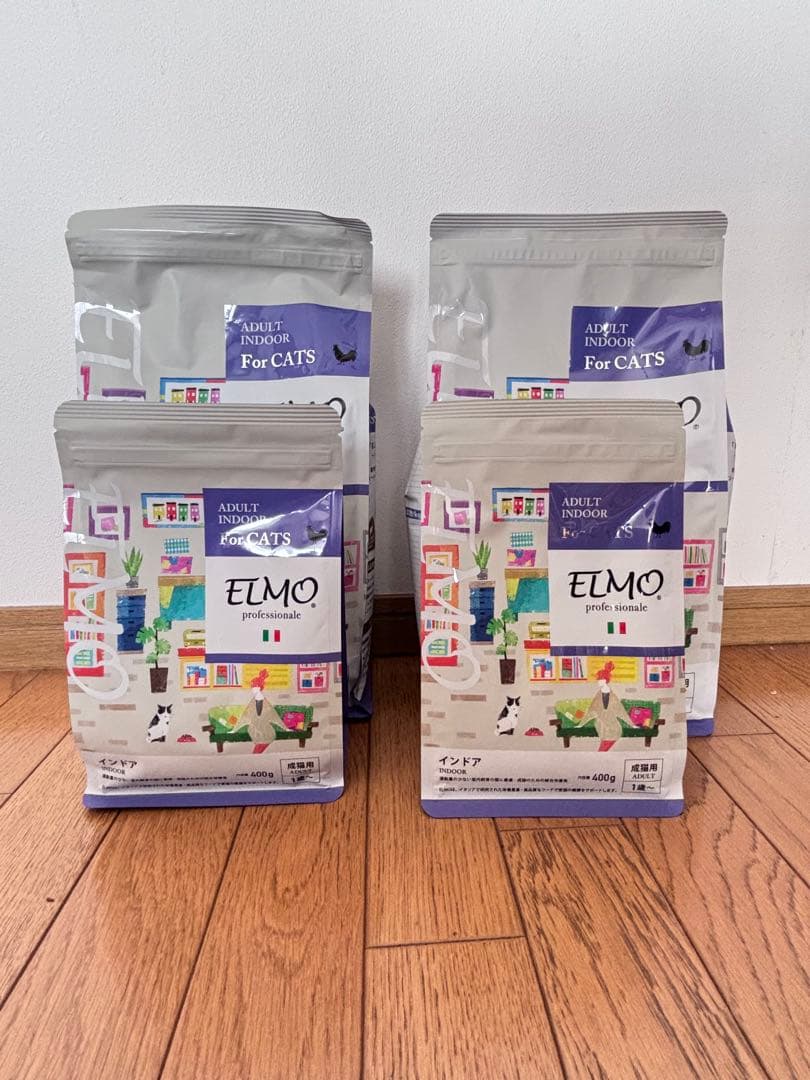 キャットフード/ELMO/成猫用/400g×2袋/2kg×2袋 - メルカリ