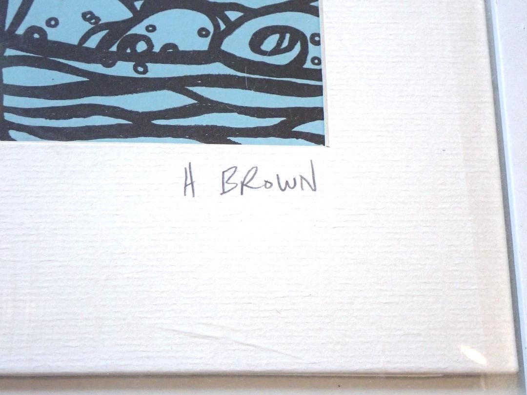 Heather Brown サーファーガール シルクスクリーン 直筆サイン入り