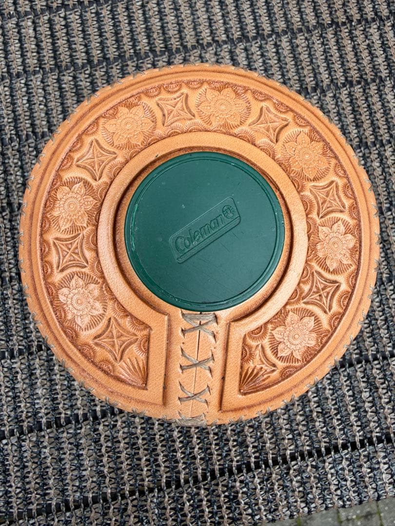 kumacraft『森林木杢』　OD缶230用レザーカバー