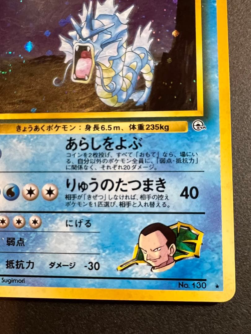 【美品❗️】サカキのギャラドス　キラ　渦巻きホロ