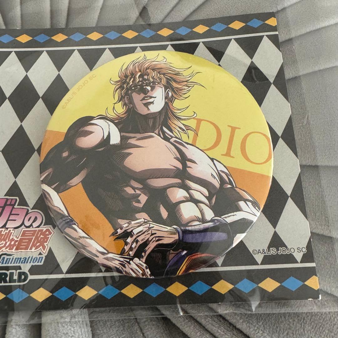 J WORLD ジョジョの奇妙な冒険 空条承太郎 ディオ DIO 缶バッジセット