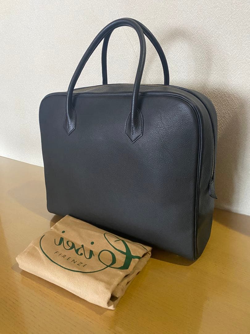 Cisei レザービジネスバッグ 黒