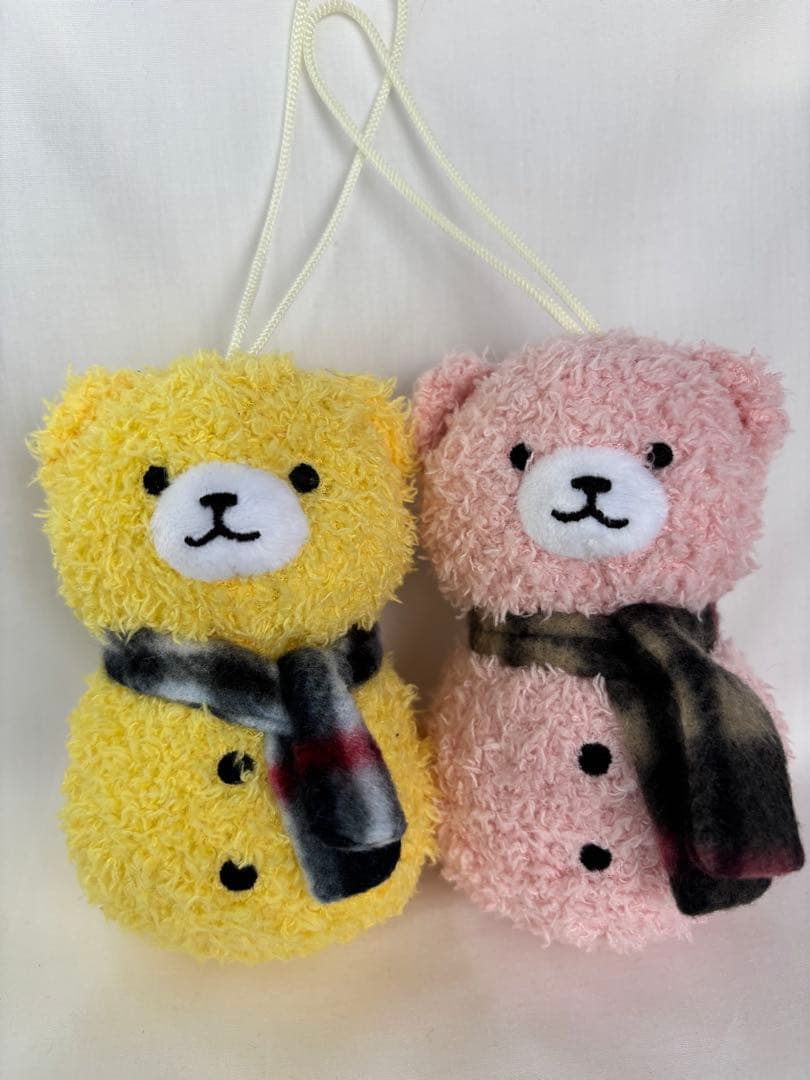 ハウステンボス 500円ガチャ ぬいぐるみ2点セット クマ 雪だるま レア