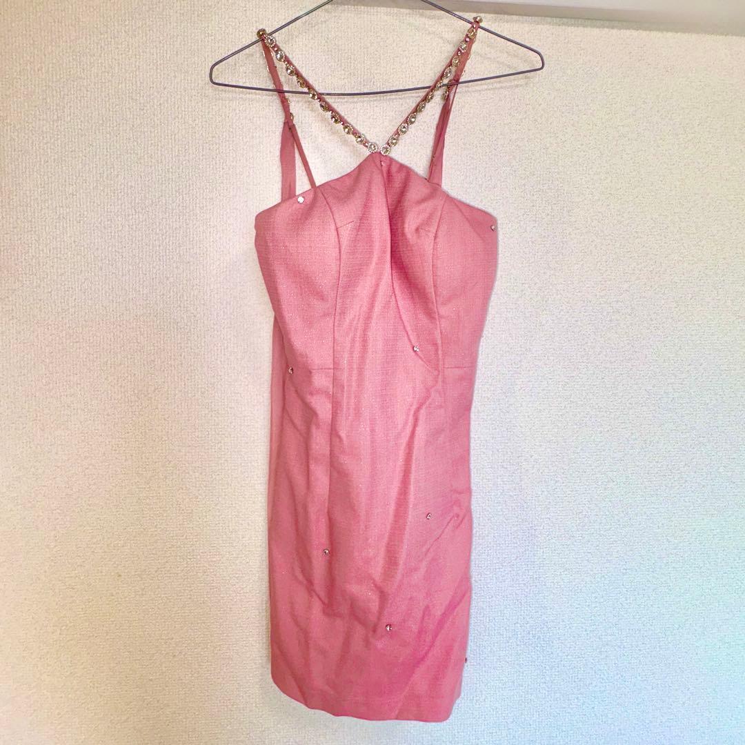 ROBE de FLEURS ピンクドレス Sサイズ