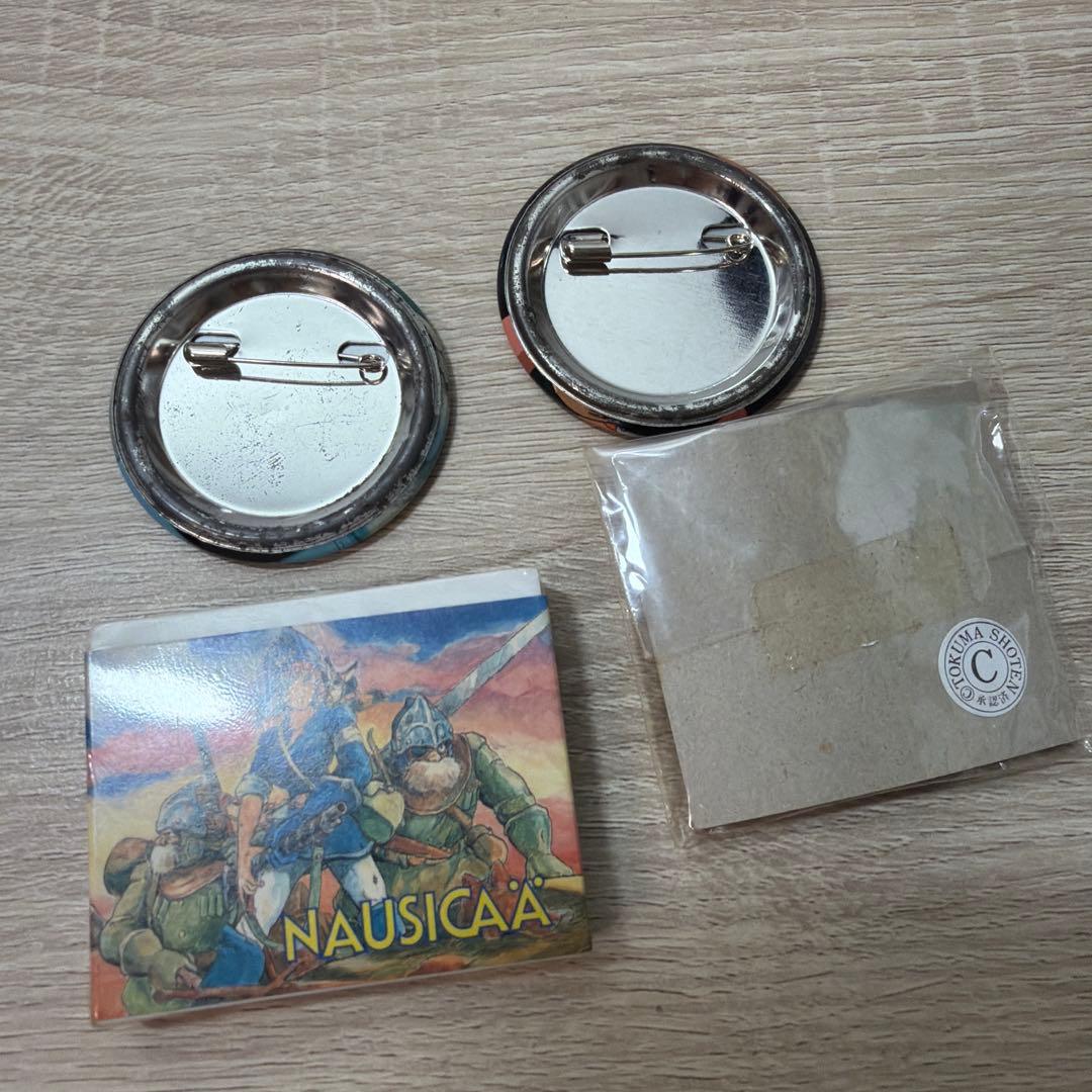 風の谷のナウシカ　メタルブローチ　缶バッジ