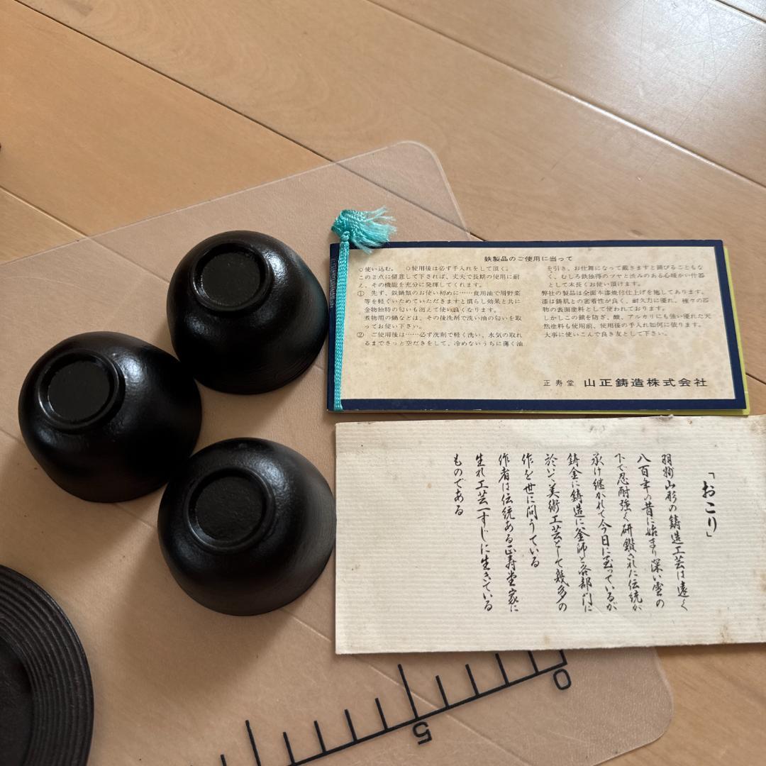 高橋敬典 正寿堂 燗瓶 鉄瓶 酒 お猪口 セット 箱入り アンティーク