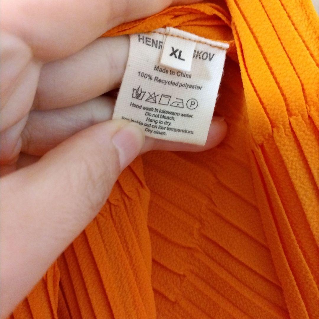 ヘンリックビブスコフ オレンジのふわふわスカート