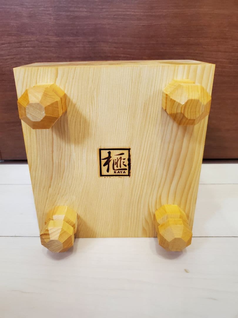 招福囲碁盤　本榧九路盤　ミニ囲碁セット　付属品完備　未使用