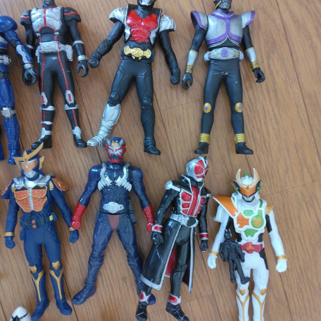 仮面ライダーソフビまとめ売り34体＆ヴァルゴゾディアーツ戦隊ヒーロー怪獣など