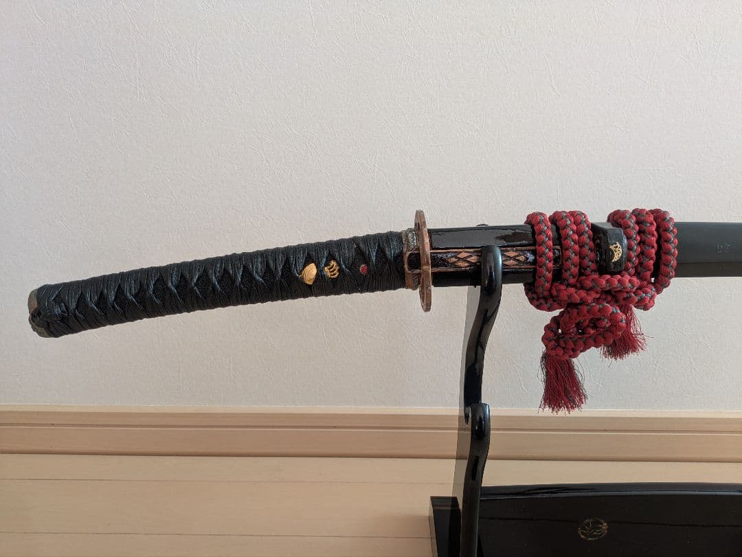 【1点物】模造刀 (革巻き・樋入り刀身) 居合刀・模擬刀