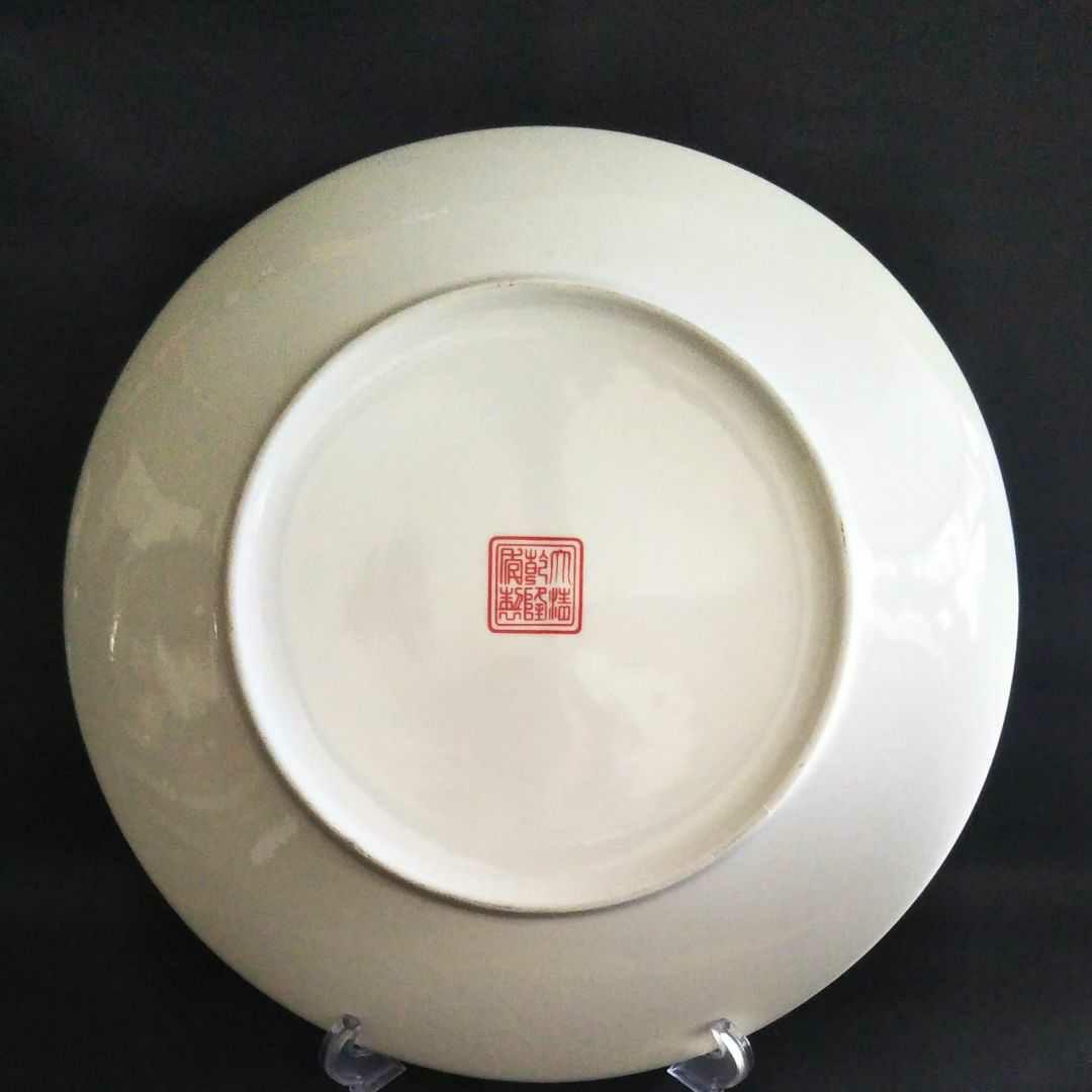 中国古美術/粉彩龍鳳凰紋大瓶/(底款:大清乾隆年