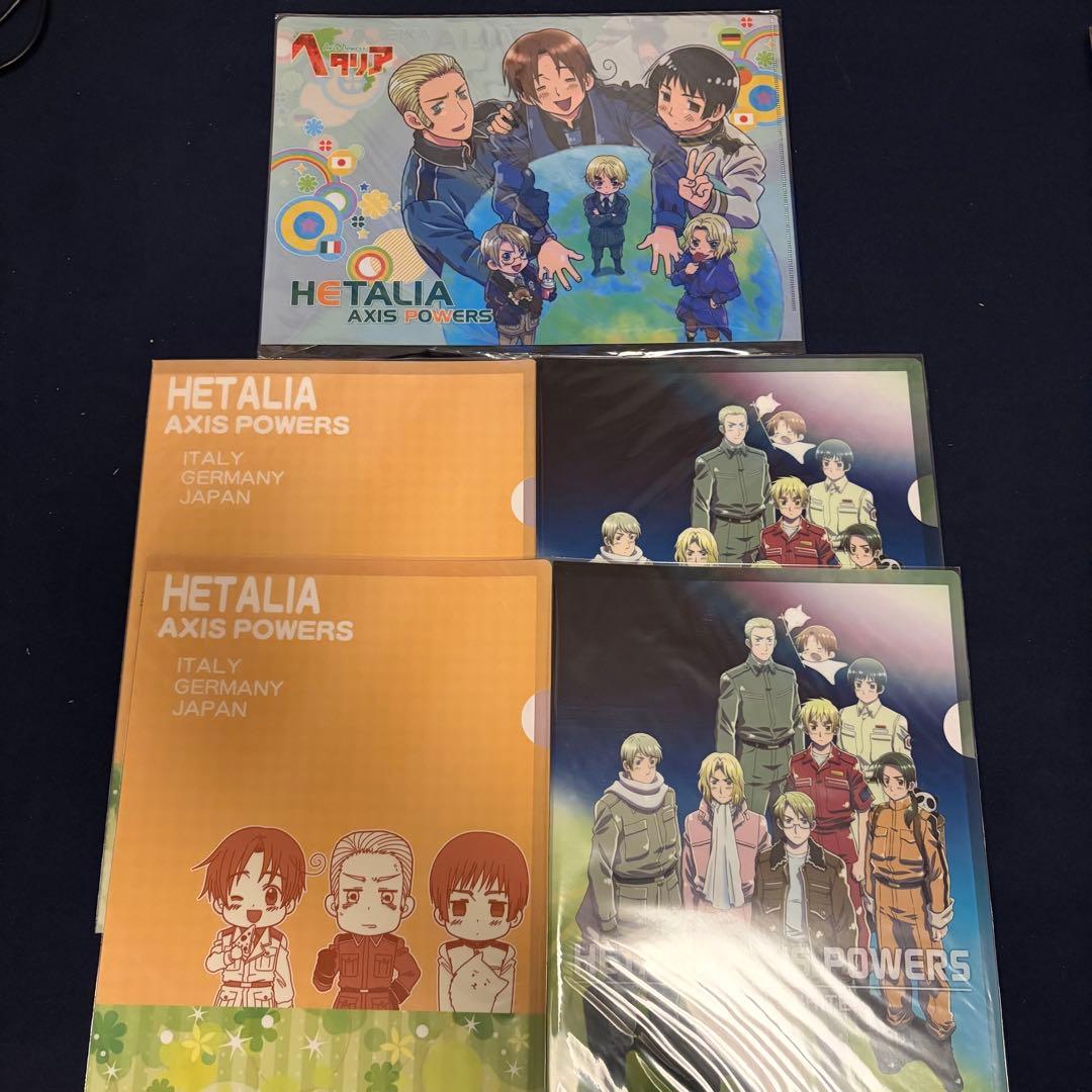 未開封 ヘタリア クリアファイル 5枚セット - メルカリ