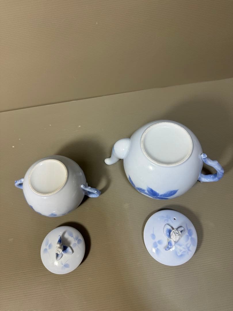2289 希少 深川製磁 ティーポット1客 シュガーポット1客