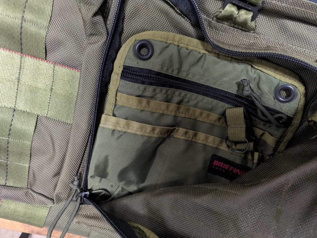 BRIEFING オリーブ 3wayビジネスバッグ