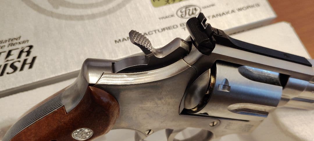 タナカ S&W M66 2.5インチ ステンレス ジュピターフィニッシュ ガス銃