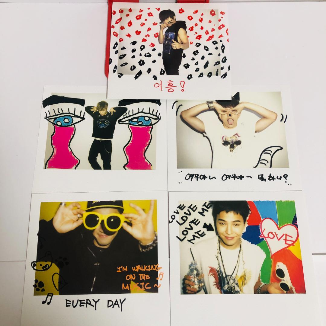 BIGBANG Extra Ordinary 20's 写真集付録ポラロイド5枚
