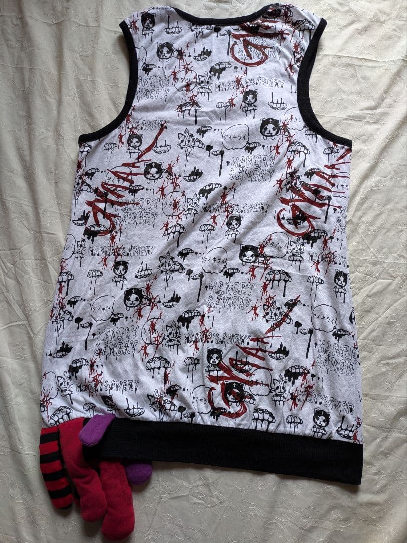 HANGRY & ANGRY タンクトップ 飾り付き