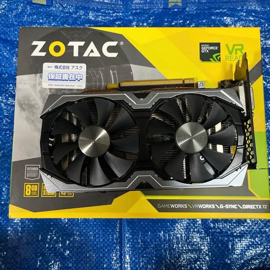 ZOTAC GeForce GTX 1070 Mini 8GBグラフィックボード ZOTAC GeForce