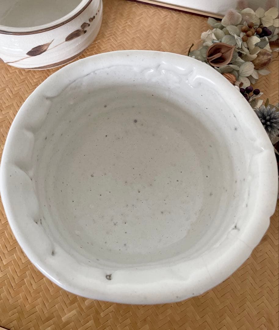 萩焼 山根清玩 鬼萩 割高台 新品 光彩庵 抹茶碗 陶器 - メルカリ