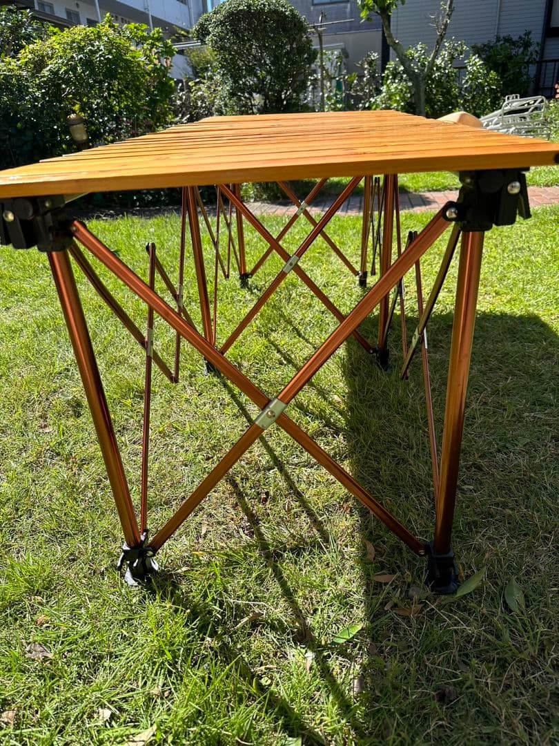 希少)Colemanナチュラルウッドカウンターテーブルクラシック