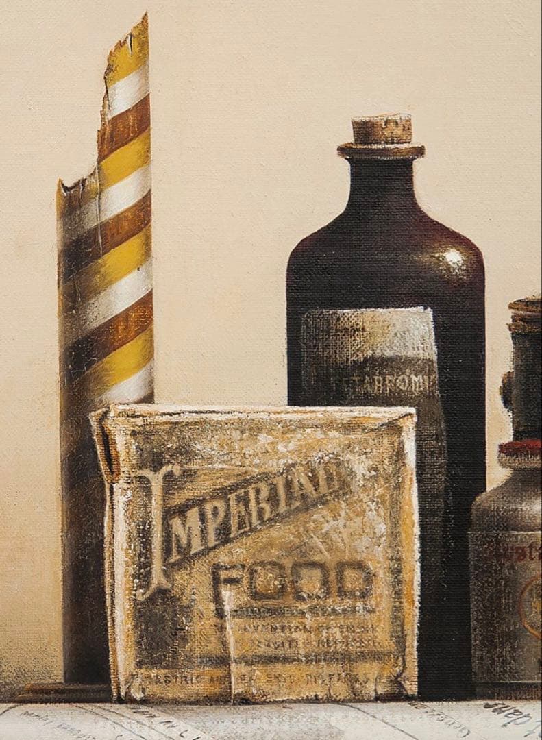 【超絶技巧】　油彩画　写実画　豪華額装・原画　吉田文子　10号F型