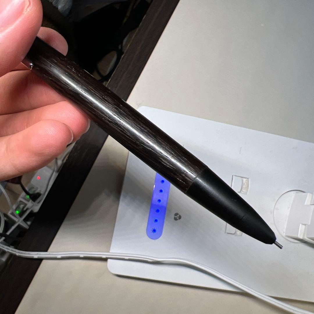 野原工芸 インドローズウッド 新型クリップ シルバー シャープペン