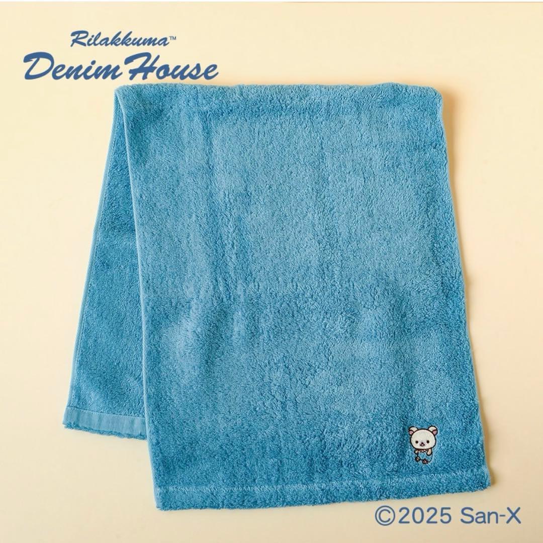 新品【デニムハウス倉敷限定】フェイスタオルリラックマ&コリラックマ&キイロイトリ